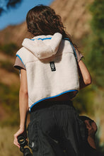 FP Movement Sky High Fleece Vest- Cream w/Powerline
