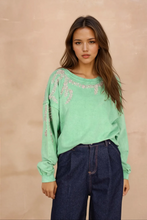 Paisley Rhinestone Sweatshirt