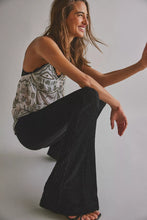Free People Penny Pull-On Velvet Pants- Black