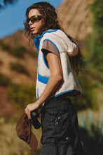 FP Movement Sky High Fleece Vest- Cream w/Powerline