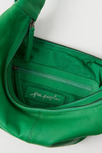 Free People Leather Idle Sling Bag- Putt Putt Green