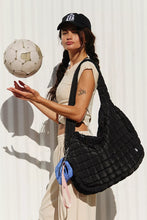 Free People Quilted Carryall Bag- Black