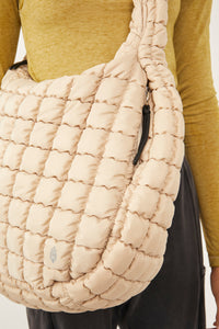 FP Movement Quilted Carryall- Beige