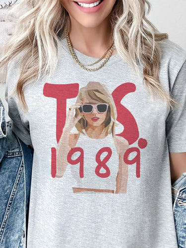 Taylor 1989 Era Concert Tee- Red Letters