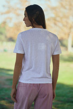 RHINESTONE EMBELLISHED RELAXED CREW NECK TEE