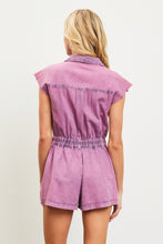 Pink Overdye Romper