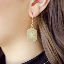 Earring (Original/Gold) French Hook - Isaiah 41:10