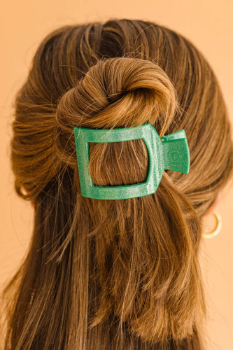 Teleties Small Flat Square Hair Clip