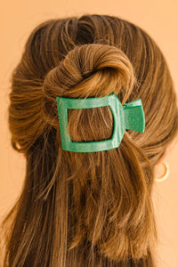 Teleties Small Flat Square Hair Clip