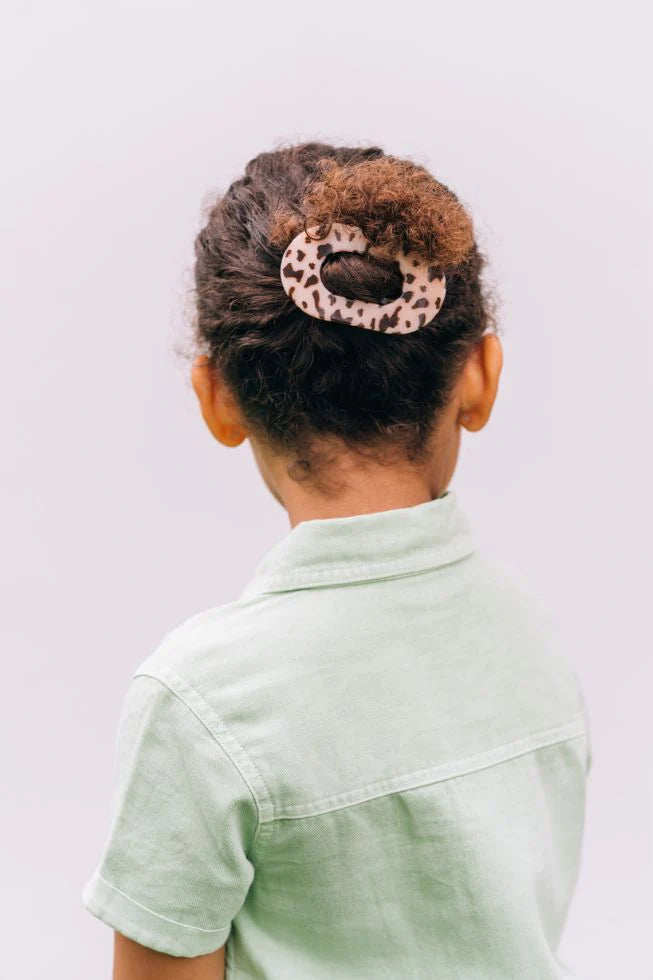 Teleties Small Flat Round Hair Clip