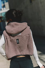 FP Movement Sky High Fleece Vest- Smoky Plum w/Black