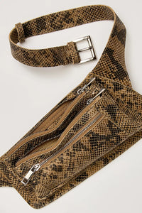 Free People Avalon Snake Sling Bag