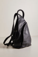 Free People Leather Soho Convertible Backpack- Black