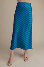 Green & Blue Striped Skirt