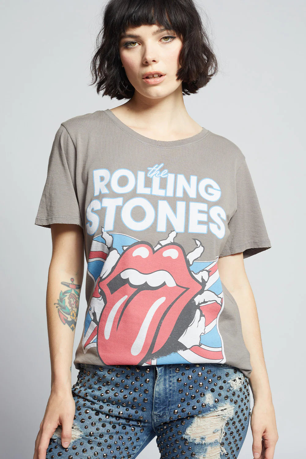 1962 Grey Rolling Stones Tee