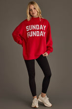 Sunday Funday/Game Day Sweatshirt- Red