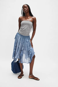 Free People Susanna Knee-Length Midi Skirt