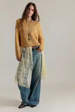 Free People Opal Rollneck Knit Sweater- Sweat Potato