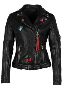 Tavi 2 RF Leather Jacket, Black