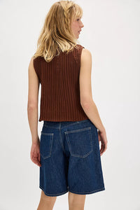 Free People Tilly Vest- Honey Bronze