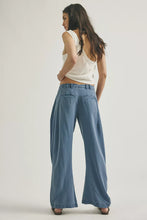 Free People Spotlight Washed Barrel Chino Trousers- Flint Stone