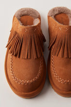 Free People Fallon Fringe Mule- Toffee