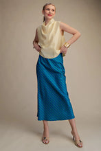 Green & Blue Striped Skirt