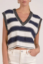 Striped Sleeveless Vest
