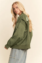 WEST COAST RODEO EMBROIDERED BOMBER JACKET- Army Green