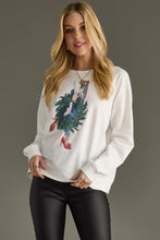 Wreath Girl Sweatshirt
