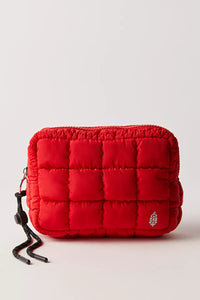 Free People Quilted Mini Case- Winterberry